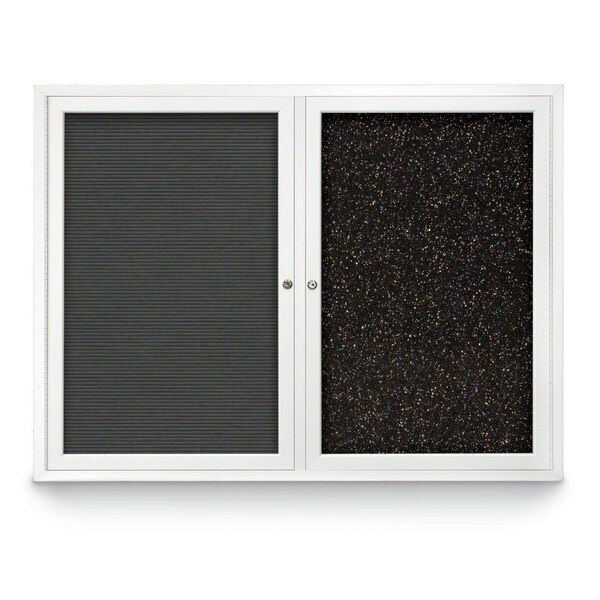 Corkboard, Buff/Black, 60" X36"
